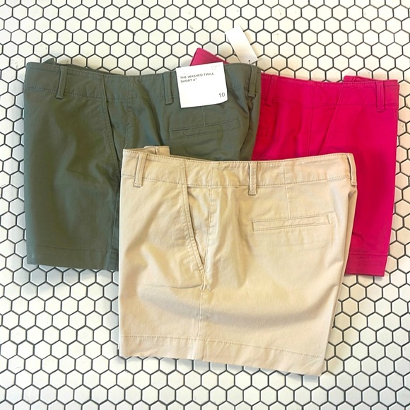 Loft Washed Twill Shorts Size 10. 3 colors available - Picture 1 of 4
